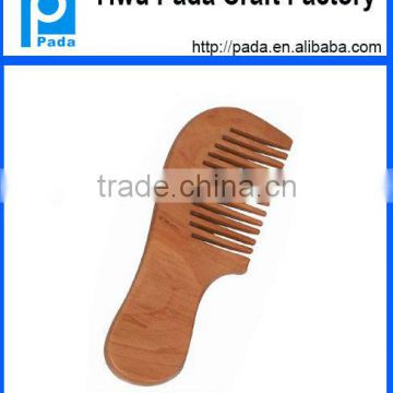 Wax Polished Mini Wooden Hair Comb
