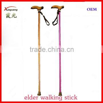 aluminum flared handle adjustable elderly old man folding walking stick for old people