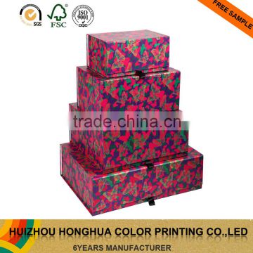 Manufacturer custom luxury gift box packaging folding paper box
