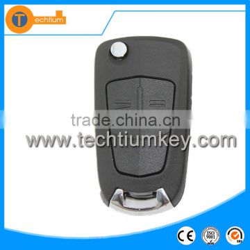 2 button flip remote control key 433Mhz PCF7946 chip inside for Opel Astra Vectra Zafira Corsa G H B C