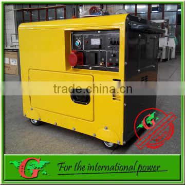 Sound proof diesel generator 6Kva generador electrico with single cylinder diesel generator