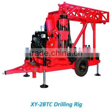 XY-2BTC Hydraulic Drilling Rig and Air Compressor for Drilling Rig