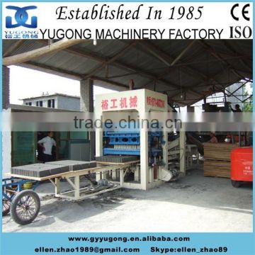 Yugong cement/concrete/fly ash brick making machine for sale in usa