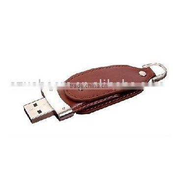 OEM Leather usb flash drive with CE