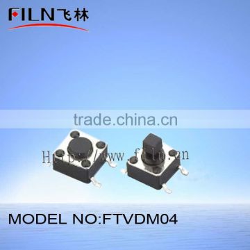 FTVDM04 6X6mm smt 4pins tactile switch