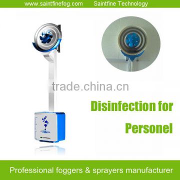 disinfection channel for personnel