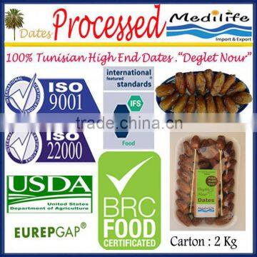 Processed Dates Healthy Fruit Products,High Quality Healthy Dates "Deglet Noor" Category, Fresh Dates Fruit, 2 Kg