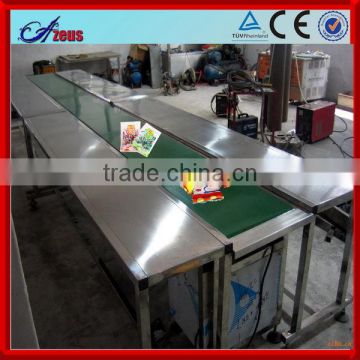 Stainless steel pipe roller conveyor system manual roller conveyor conveyor belt production line