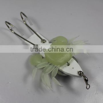LUMINOUS JIGGING LURES WITH CRAB FOR OCTOPUS