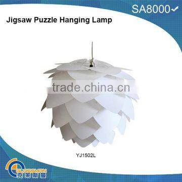 2015 hot sale Jigsaw Puzzle Hanging Lamp