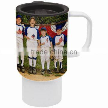 3D polymer sublimation travel mug blank sublimation mug