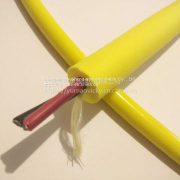 Yellow & Blue Sheath Acid-base / Oil-resistant Cable Umbilical Wire Rov
