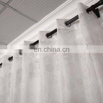 Wholesale Burnt-out sheer curtains material material for living room