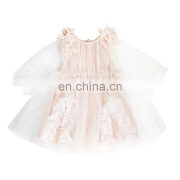 C1080 Own designer team and factory spring children girls' party wear dress