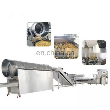 Flavored popcorn making machine /  industrial popcorn machine with mixer / popcorn snacks maker line