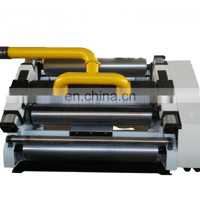 Fingerless 2 ply single facer flute corrugated paper making machine