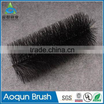 Nylon brush abrasive steel wire round tube gun cleaning brushes