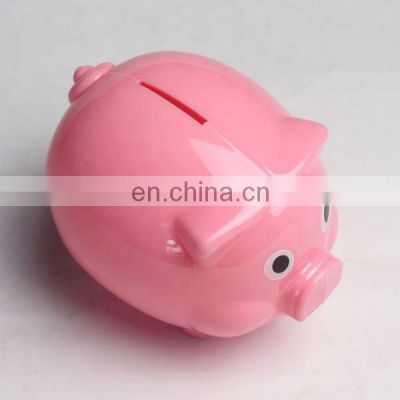 Cute Design Piggy Bank Pink Plastic