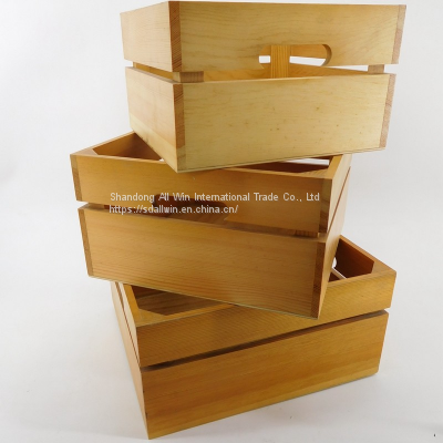 Custom Wood Crate Box