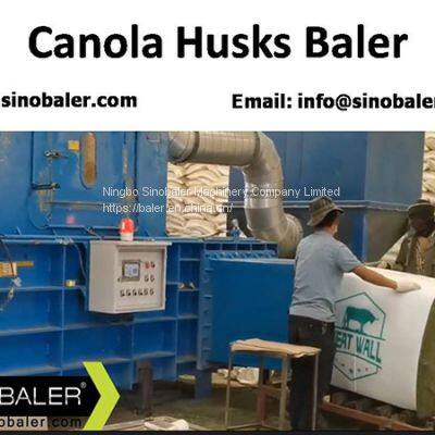 Canola Husks Baler, Canola Husks Baling Press Machine - SINOBALER