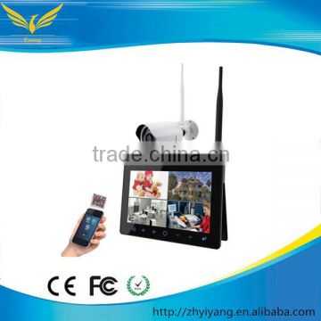 new products 2016 wireless hidden camera 9" touch screen 720P wifi digital LCD of security camera system