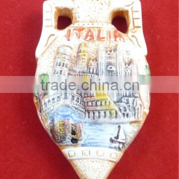Italian City Feature Ceramic Souvenir Magnet