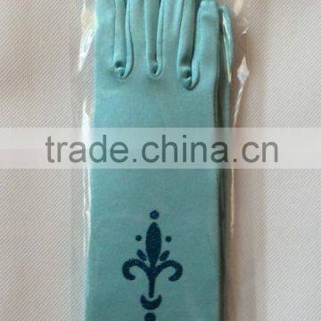Yiwu factory wholesale high quality elsa crown gloves pretty gloves elsa GL4012