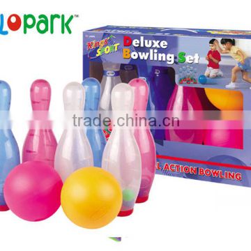 bowling, Kids toy Leisure wooden bowling ball equipment