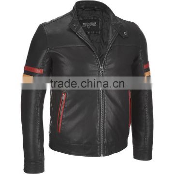 Motorcycle Cowhide Leather Jacket