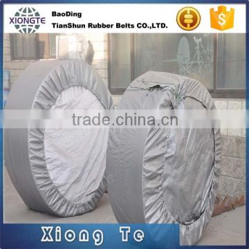 high quality polyester rubber conveyor belt for sand and gravel