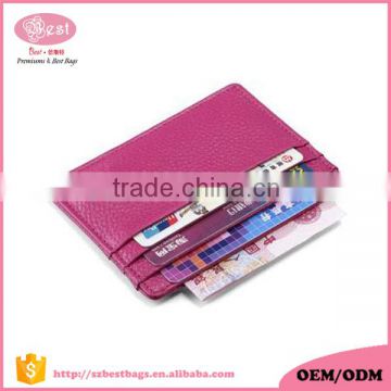 Genuine Leather Money Clip front pocket wallet Suppliers