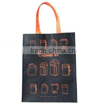 Recycled customized silk-screen printing grocery non woven tote bag