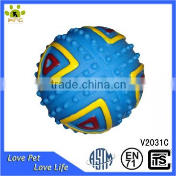 Custom pet vinyl ball toys with spikes