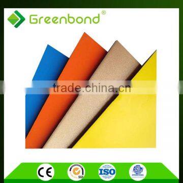 Greenbond wood paint coated india red aluminum composite panel