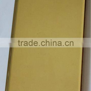 10mm golden reflective glass for windows