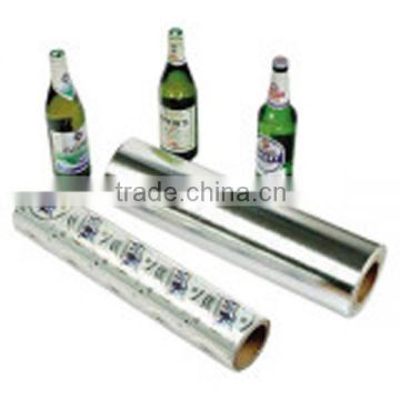 Manufacturer beer label metallic paper