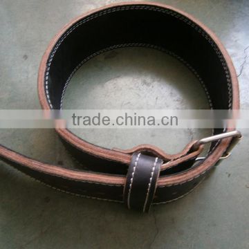The first layer leather men's weightlifting belt leather belt