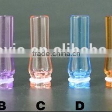 2014 wholesale glass drip tips with 510 mouthpiece