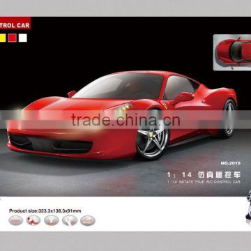 New products 1/14 high simulation F458 series model rc car