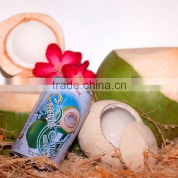Pure Coconut Water with Pulp juice can fresh