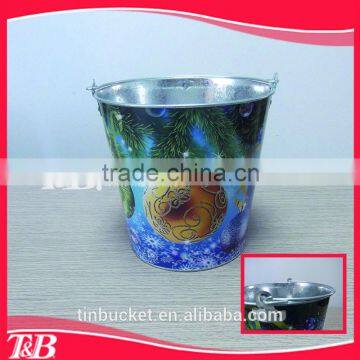 water bucket,metal hanging flower bucket