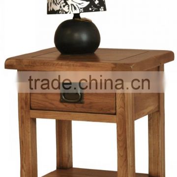 Wood drawer bedroom night stand corner table