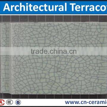 Natural clay made terracotta facade panel tiles