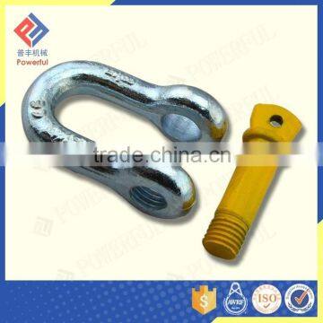 U.S. TYPE g210 HIGH TENSILE CRANE CHAIN SHACKLE