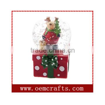 Handmade Giftbox Package Custom Christmas Snow Globe
