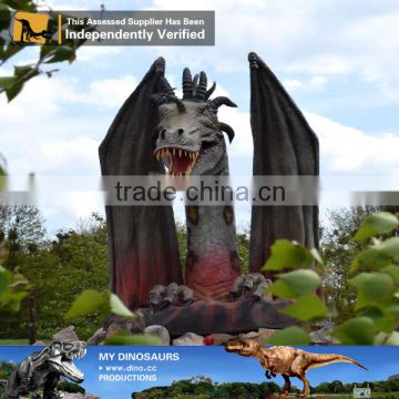 MY Dino-C088 Dinosaur Park High Simulation Dragon Sculpture