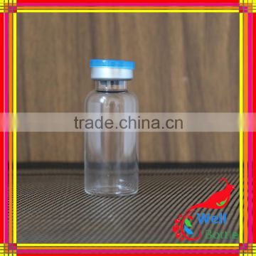 10ml clear injection glass vials with rubber stopper decorative glass vials for sale 194R