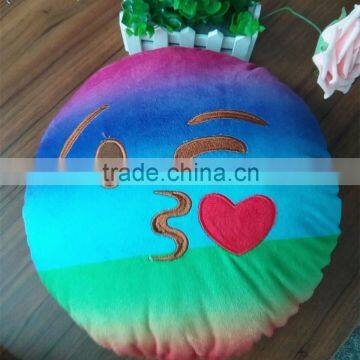 Latest hot selling rainbow emoji pillow cushion with different designs