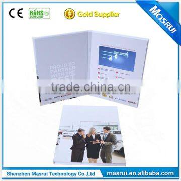5 inch tft lcd video in folder for video greeting card
