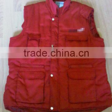 polyester/cotton padding vest Spain Work padded vest